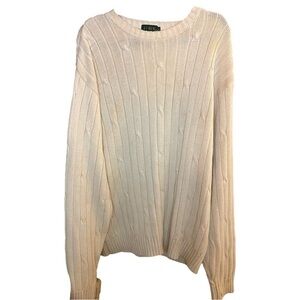 J. Crew Crew Neck Fisherman’s Sweater Size XL